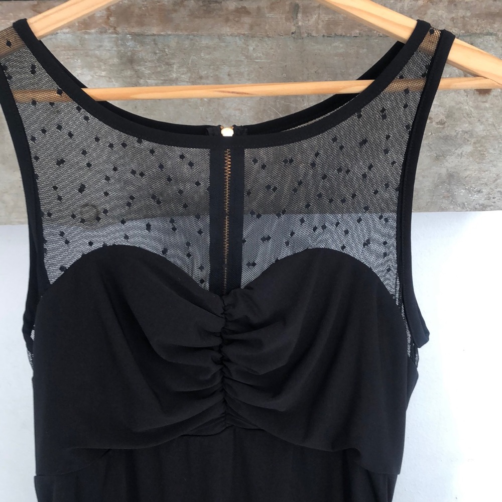 Maternity | Mesh top sweetheart cocktail dress